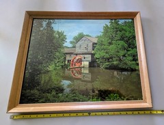 Vintage Framed Photograph Of The Historic Old Mill. Pigeon Forge, TN 22″x18″