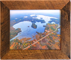 Minong Flowage, Washburn Co., near Minong, Wisc., Overhead Photo. Frame Optional
