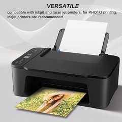 KODAK Photo Sticker Paper Glossy, 8.5”x11”, 50 Count, 120gsm 8.5 x 1