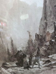 Thomas Hill «THE INDIAN CANON-ENCOUNTER WITH A GRIZZLY BEAR»