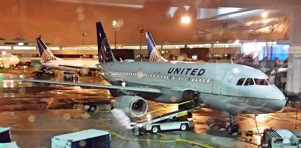 United Airlines Airbus A319 at Newark Liberty International Airport
