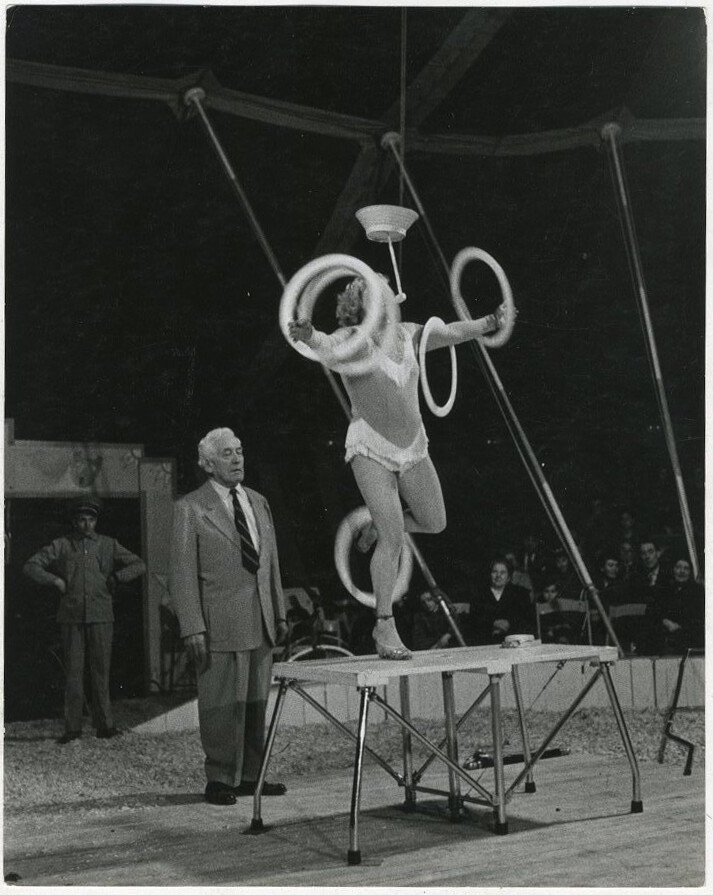 Photo Pierre Parente Silver Paris Circus Circa 1960/70