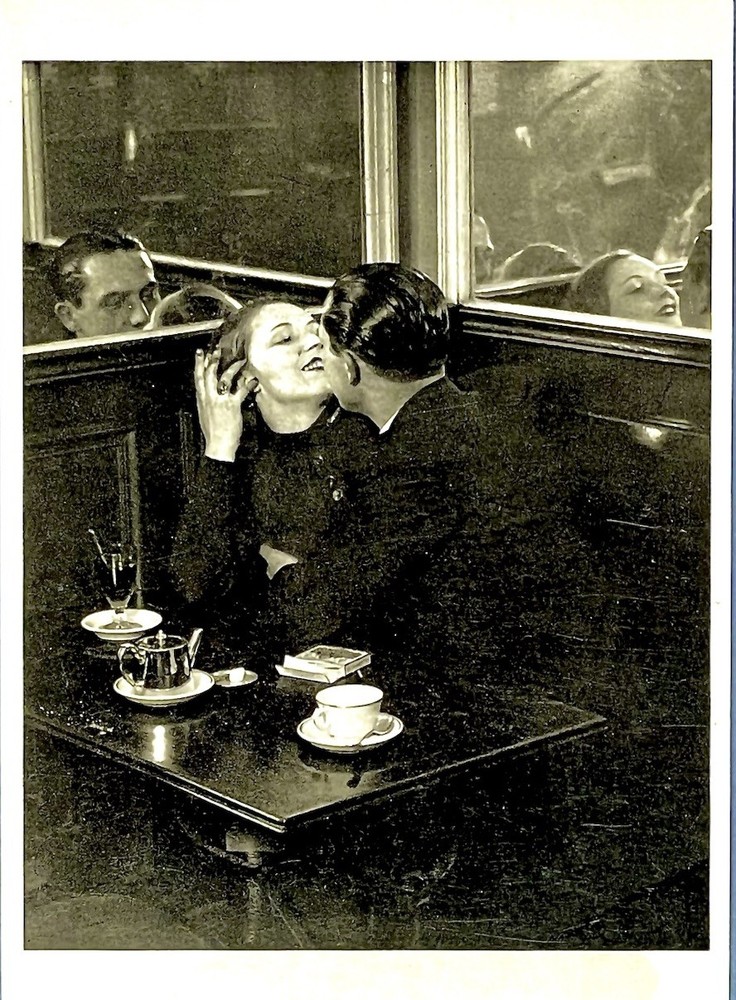 Lovers In A Cafe, Paris 1932 Art Print Card Photo By Brassai. – Fotofolio 4”x6”