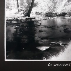 Black Mat Photo Landscape Park Infrared Photography Limited Ed 1/2 Signed Print