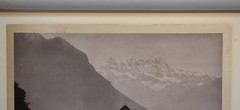 Antique Photograph, ‘Chillon et La Dent du Midi’, Possibly a Photogravure Print