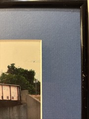 Kevin Greene Signed Framed Photograph Bubbles Railroad Overpass Graffiti Art