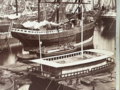 2 Album Photo Giacomo Brogi Circa 1870 Port Naples Napoli Italy 25x19cm (11+12)