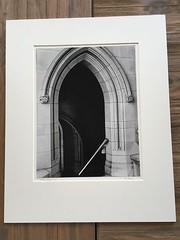 BRUCE BLUM SIGNED B&W Photo Print (13″X 10″) «National Cathedral Arch «
