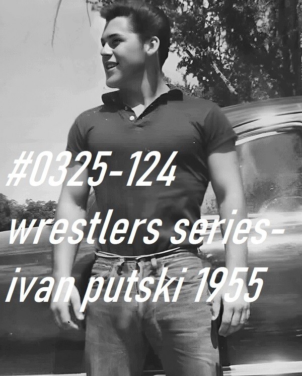 MALE PORTRAIT #0325-125- athletes series-wrestlers- free shipping in the usa
