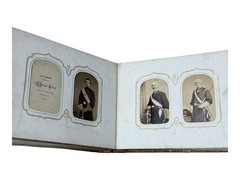 Reconstruction Era Nashville Commandery No 1 Knights Templar CDV Album / 1868