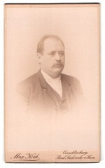 Photography Max Koch, Quedlinburg, Marktstraße 11, portrait of a gentleman