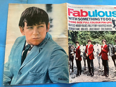Fabulous Magazine February 1965 The Beatles Kinks Manfred Mann Moody Blues