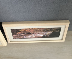 Joseph Barnett Photography Set of 2 Signed Autumn Themed Nature Framed Photos