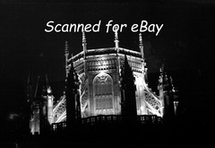 CORONATION STREET DECORATIONS AT NIGHT QUEEN ELIZABETH II 1953 – 12 NEGATIVES