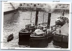 Genoa 1937 – Steamships in Port – Italy 1930s – Photo 9x6cm