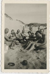Z1571 Photo 1950s Artistic Nude Pretty Woman Man Beach Nude Nude