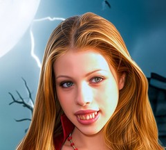 Sexy Buffy – Dawn – Faith Vampire Slayers & Kargoyle Metal Sign Art 14″ x 11″