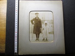 RARE Private Photo CDV from 1902! probably dad with child girl bes. Fashion & Format