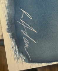 Original Signed Art Photo Cyanotype Gay interest – 11×14” Hunk, Leather, Queer