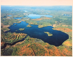 Teal Lake, Hayward, Sawyer County, Wisconsin Aerial Photograph. Frame Optional.