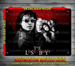 The Lost Boys 80s Vampire Movie Glossy Metal Sign Wall Art 10″ x 14″