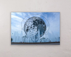 Unisphere 1964 World’s Fair Metal Print – Iconic Flushing Meadows NYC Wall Art