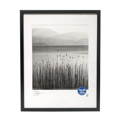 Black Gallery Picture Frame 14×18 Matted to 11×14 Wall Display Art Decor New