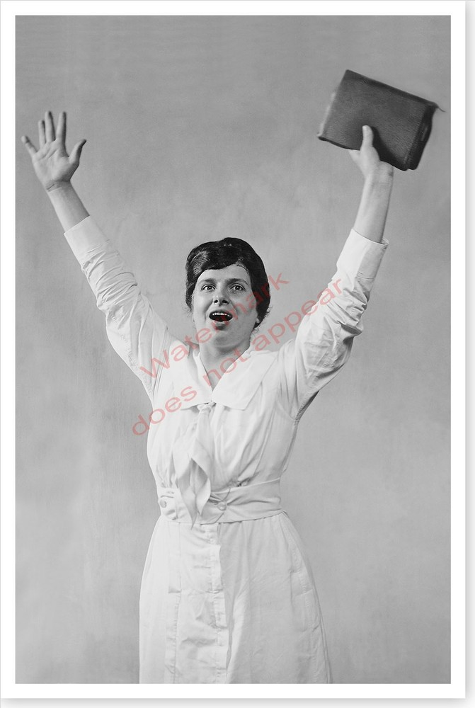 Evangelist Aimee Semple McPherson Candid Silver Halide Photo
