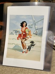 1940’s 50’s Repro Photo Lithography 13×19 Pinup Lot Of 6 Beautiful
