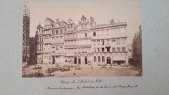 Rare Photo Board City Brussels Late 19th – Early 20th Century Belgium Monuments
