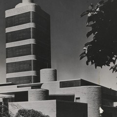 Frank Lloyd Wright Office Building Johnson Wax Architectural Design Photograph Print