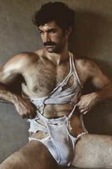 [Y172] Handsome Man Cute Male Model Showing Off Body Physique Art Photography