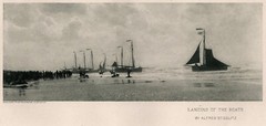 1900 ALFRED STIEGLITZ Photogravure, The Landing of the Boats, Photographic Times