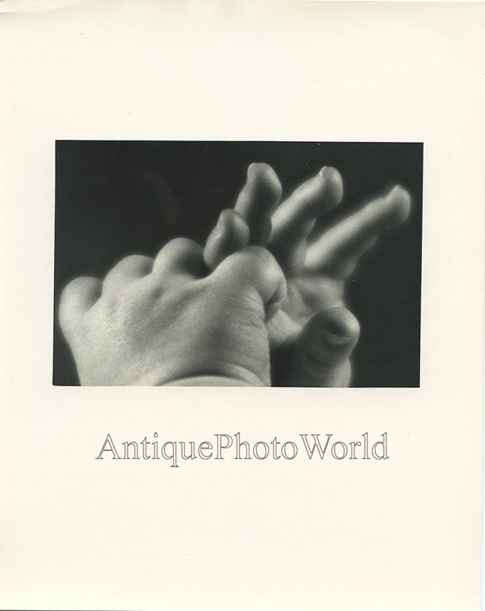 Baby hands vintage art photo by John Simons