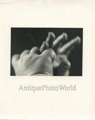 Baby hands vintage art photo by John Simons