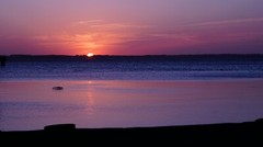 «Color the Water » Sunset Wall Art
