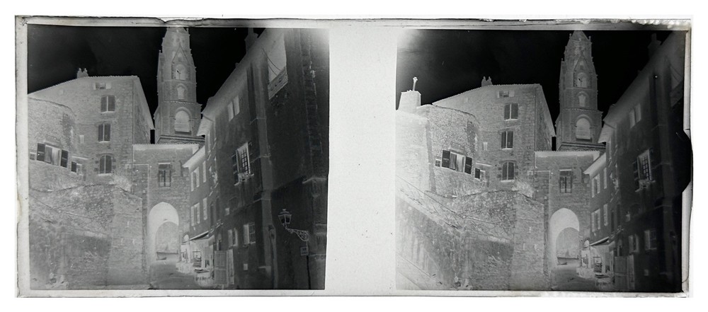FRANCE Le Puy-en-Velay Photo Negative c1910 Glass Plate Stereo Tirage Original