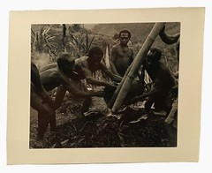 VINTAGE INDIGENOUS FIGURE PORTRAIT STUDY BLACK AND WHITE PHOTOGRAPH