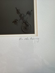 Framed Michael Kahn «On the Mooring» black-and-white photograph