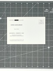 Lynn Geesaman (1838-2020) Art Show Announcement Card 2001