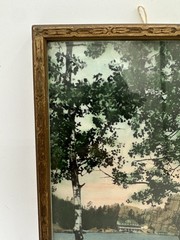 Vintage Wallace Nutting RARE Hand Painted PHOTO PRINT Circa EARLY 20TH Century