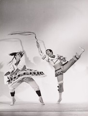 Siegfried Enkelmann vintage print, Josefine Kerr, Egbert Strolka, „Chout“, 1960
