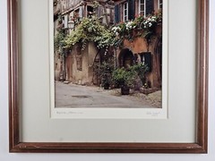 ART – Original Vintage Signed Alan King Photograph 22×20 Framed 35mm Art VTG 89