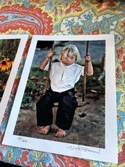 TWO! Dick Brown Photographs Amish children Signed & Numbered, Unframed