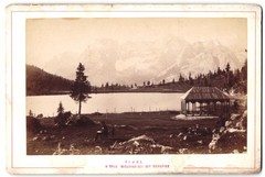 Photograph Alois Beer, Klagenfurt, view of Lake Misurina, view over the lake with