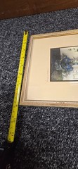 rare Wallace Nutting Hand-Colored Floral, all original, approx. 9″x 10.5″