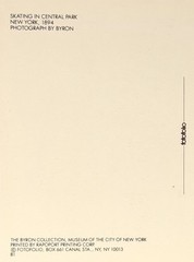 Skating In Central Park NYC, 1894 Fotofolio Art Photo Print Card 4.25”x6”