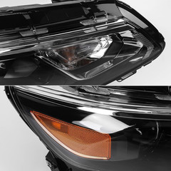 Headlight Assembly for Chevy Malibu Projector 2016-2018 Replacement Halogen Head