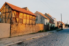 Gisela Franke Berlin Brandenburg Village Street Half-Timbered House Photography 80s/90s