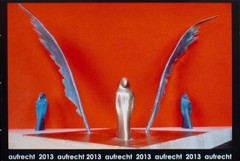Upright Feather Sculpture Art Exhibition Photography 2013